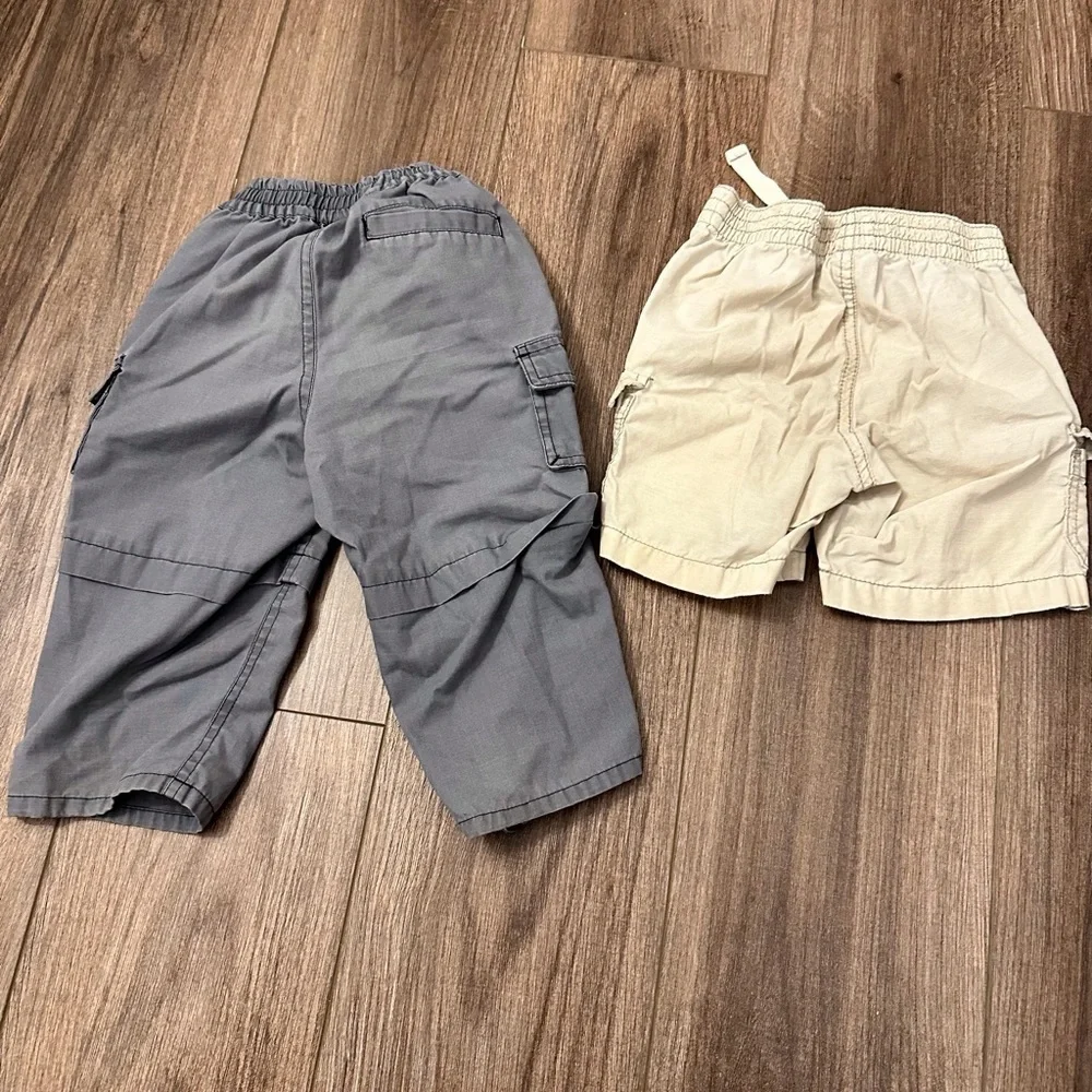 Bundle of 2 Cargo Pants and Shorts Baby Boy 24 Months by Old Navy